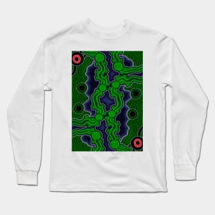 Aboriginal Art - After The Rain Long Sleeve T-Shirt